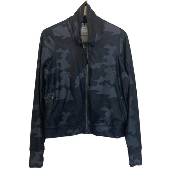 PRANA Layna Zip Up Jacket in Black/Gray Camouflage - Picture 7 of 14